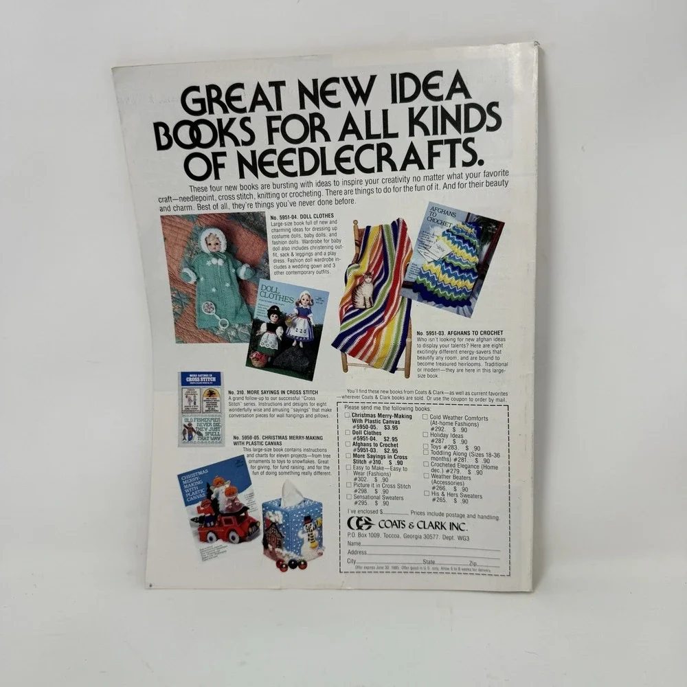 Vintage 1983 Woman's Day Super Special GRANNY SQUARES & Magazine September